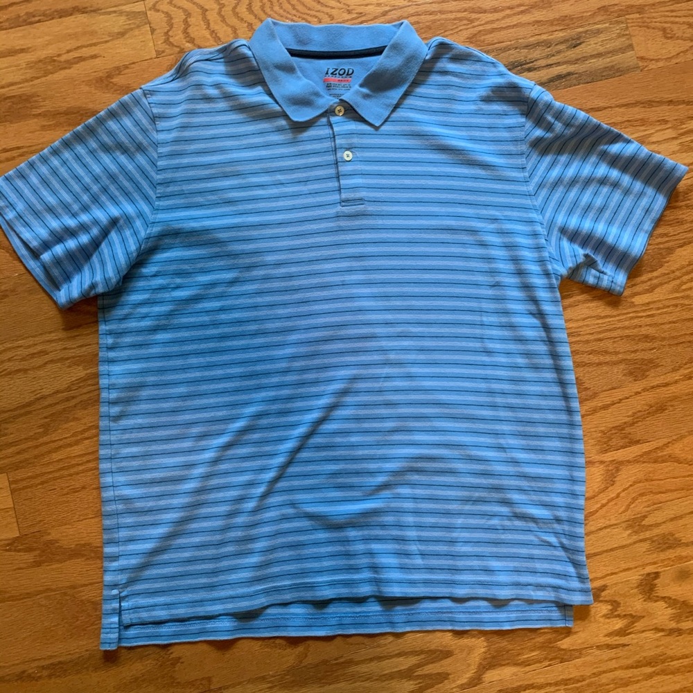 Men’s Light Blue Izod Polo Shirt